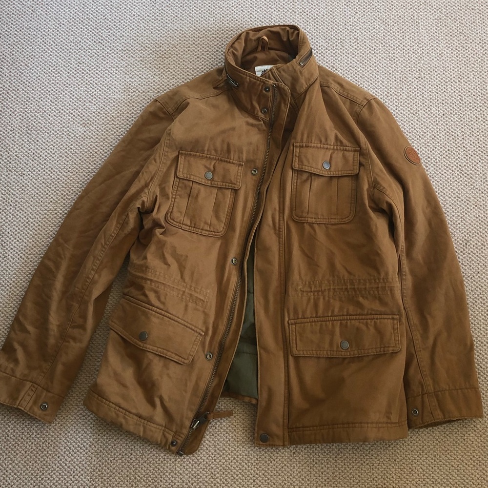Timberland Men’s khaki heavy duty jacket